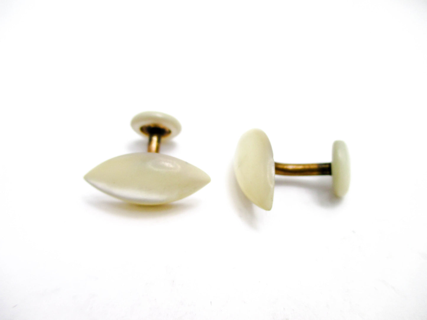 Antique Mother of Pearl Cufflinks - Early 20th Century