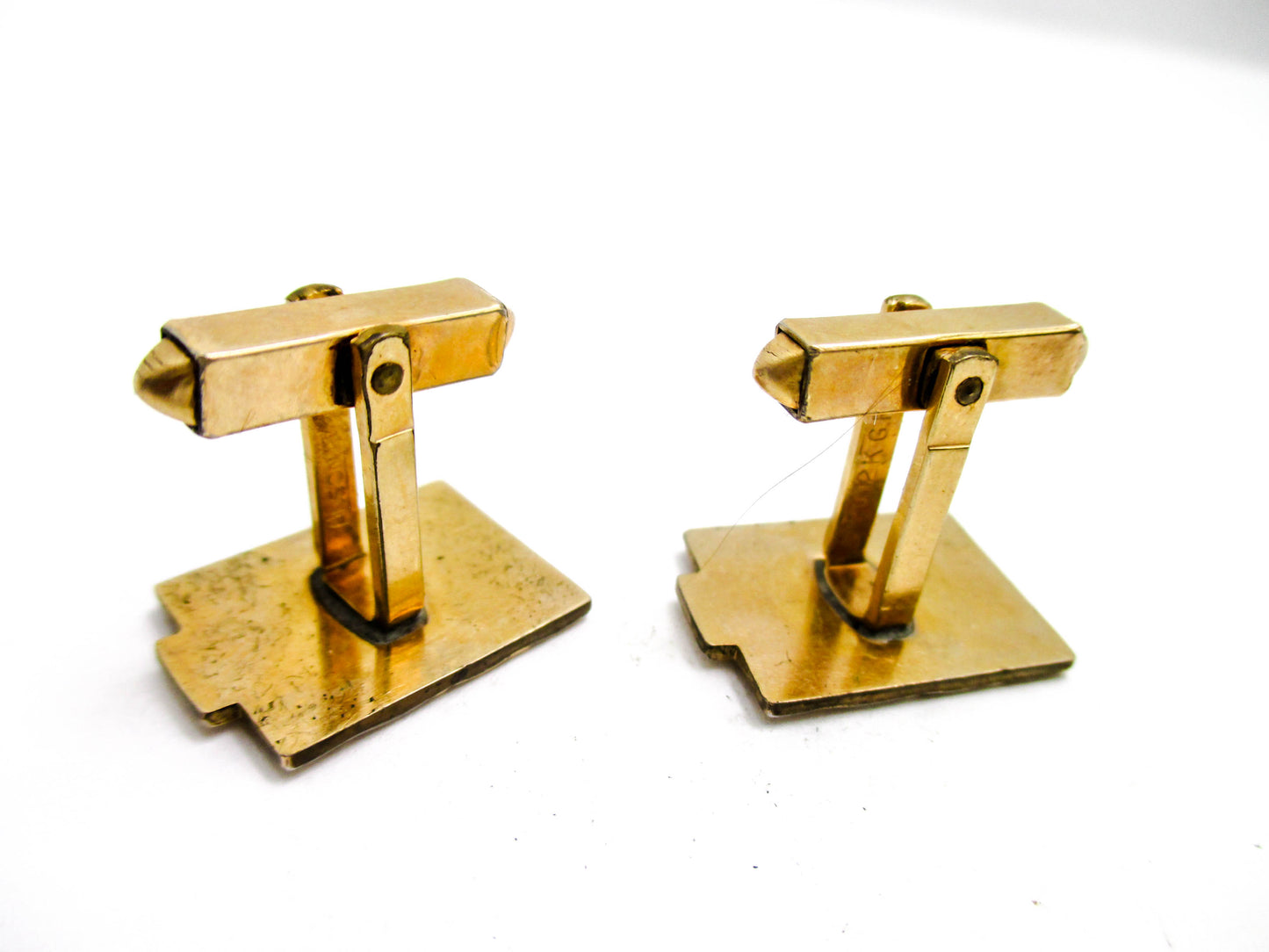 Anson Mid Century Elegance - Gold Tone Stylish Cufflinks