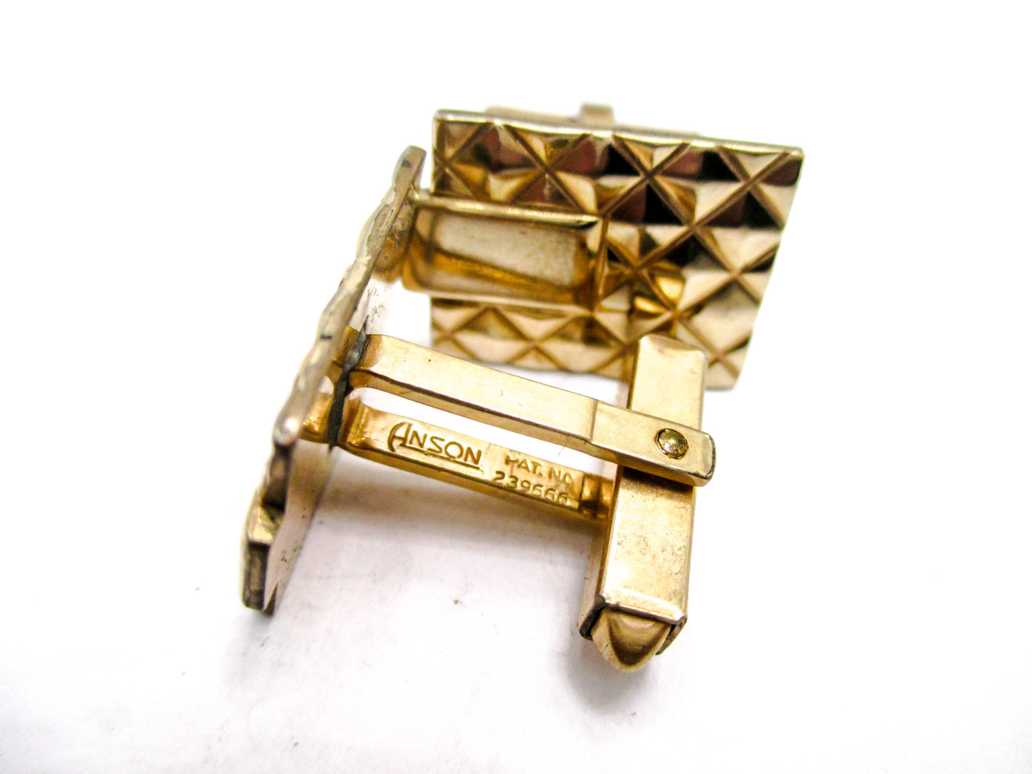 Anson Mid Century Elegance - Gold Tone Stylish Cufflinks