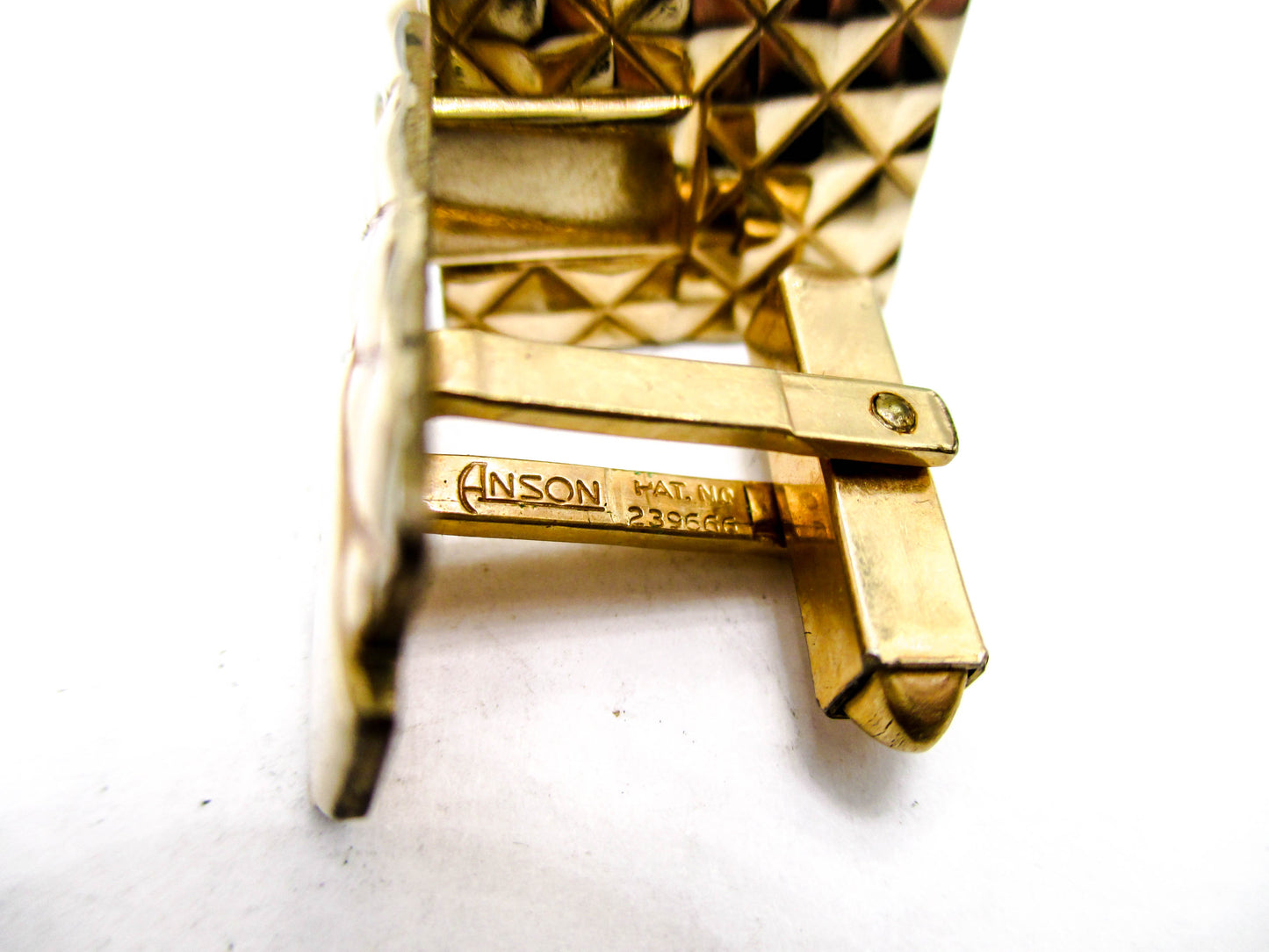 Anson Mid Century Elegance - Gold Tone Stylish Cufflinks