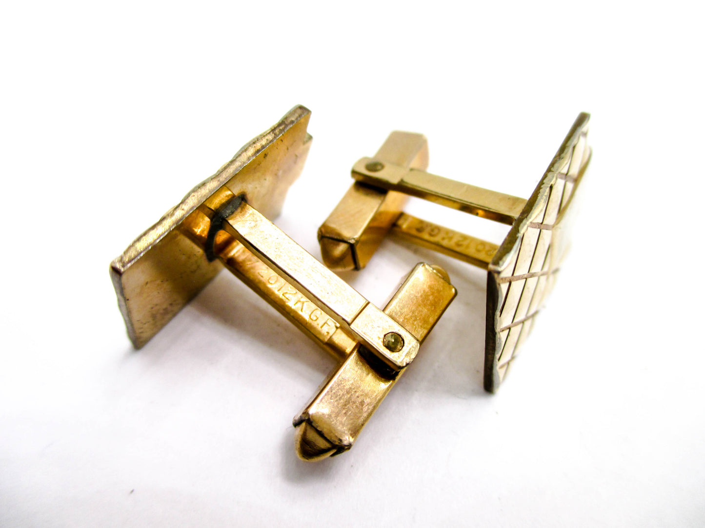 Anson Mid Century Elegance - Gold Tone Stylish Cufflinks