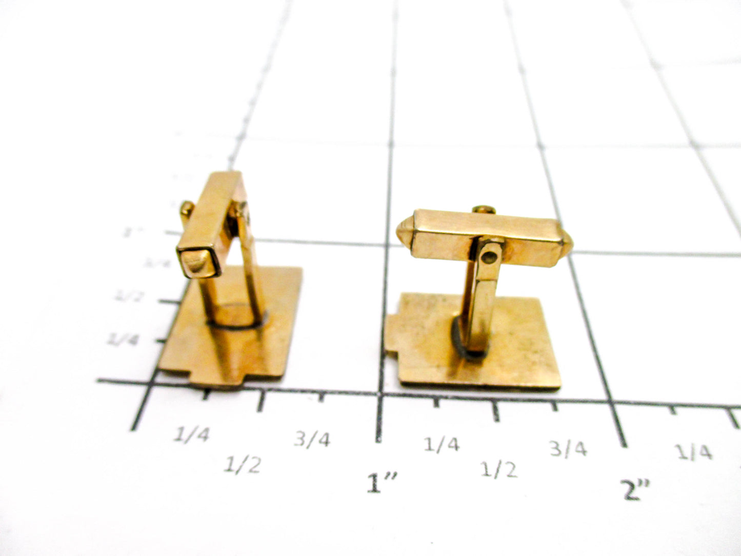 Anson Mid Century Elegance - Gold Tone Stylish Cufflinks