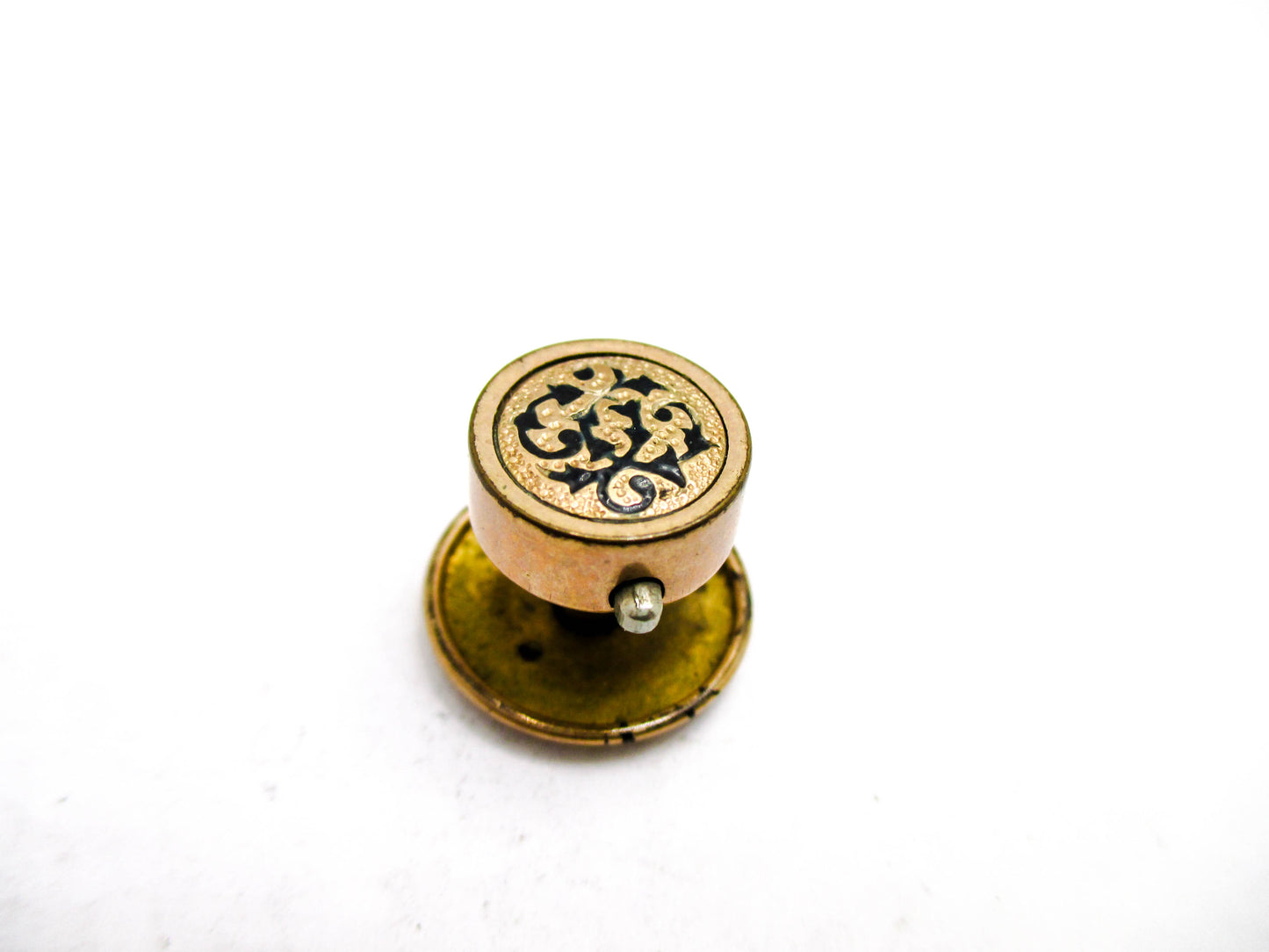 1880s Bachelor Button Stud - Taille Dépargne Design