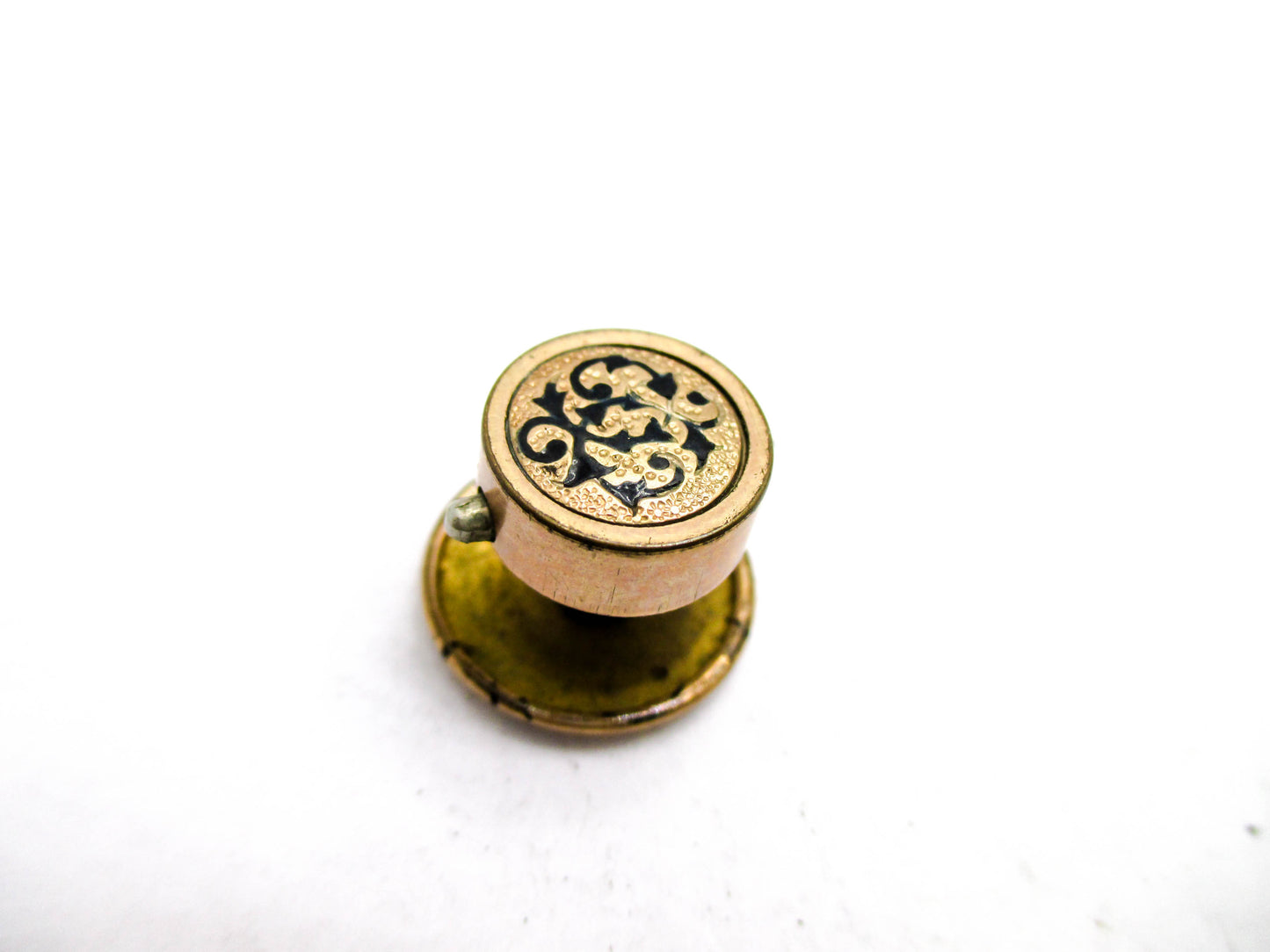 1880s Bachelor Button Stud - Taille Dépargne Design