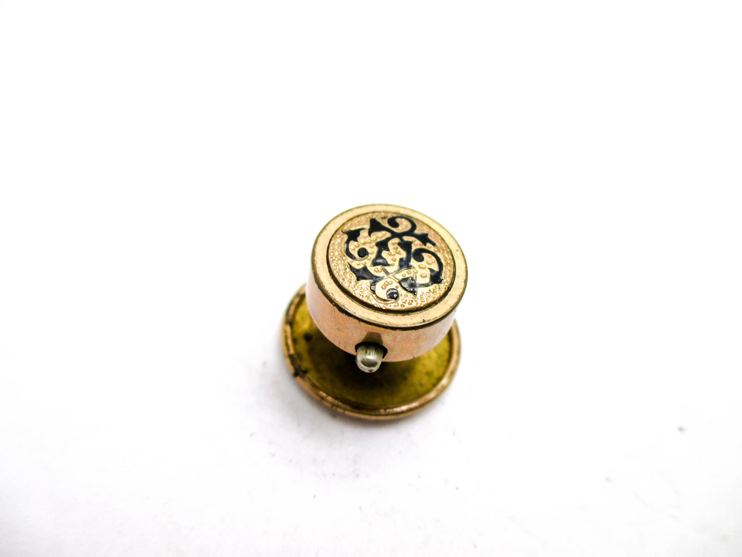 1880s Bachelor Button Stud - Taille Dépargne Design