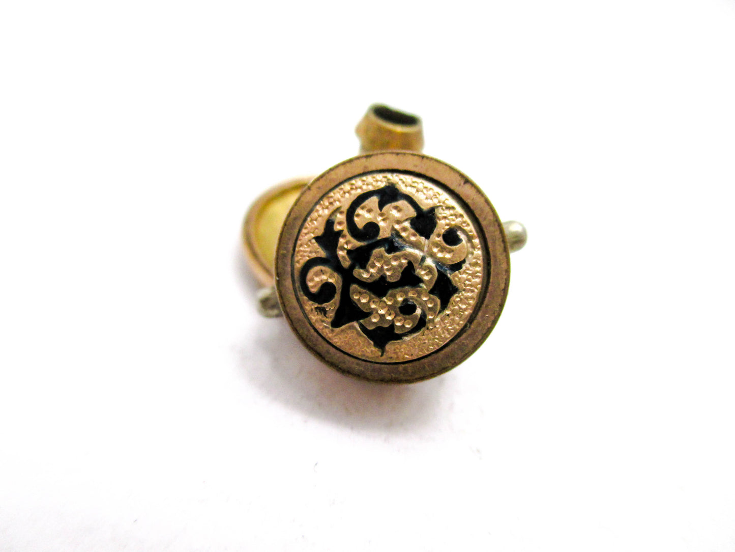 1880s Bachelor Button Stud - Taille Dépargne Design