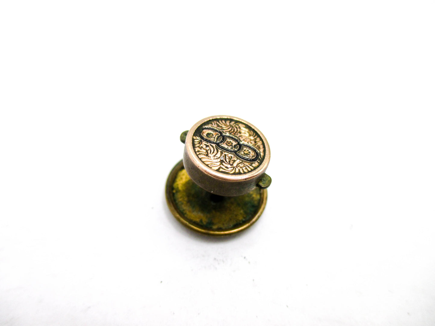 Antique Odd Fellow Jewelry - Taille Dépargne 3 Ring Sud