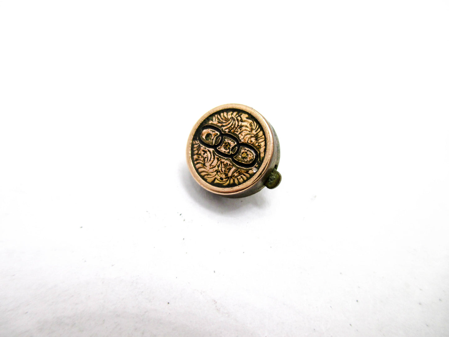 Antique Odd Fellow Jewelry - Taille Dépargne 3 Ring Sud