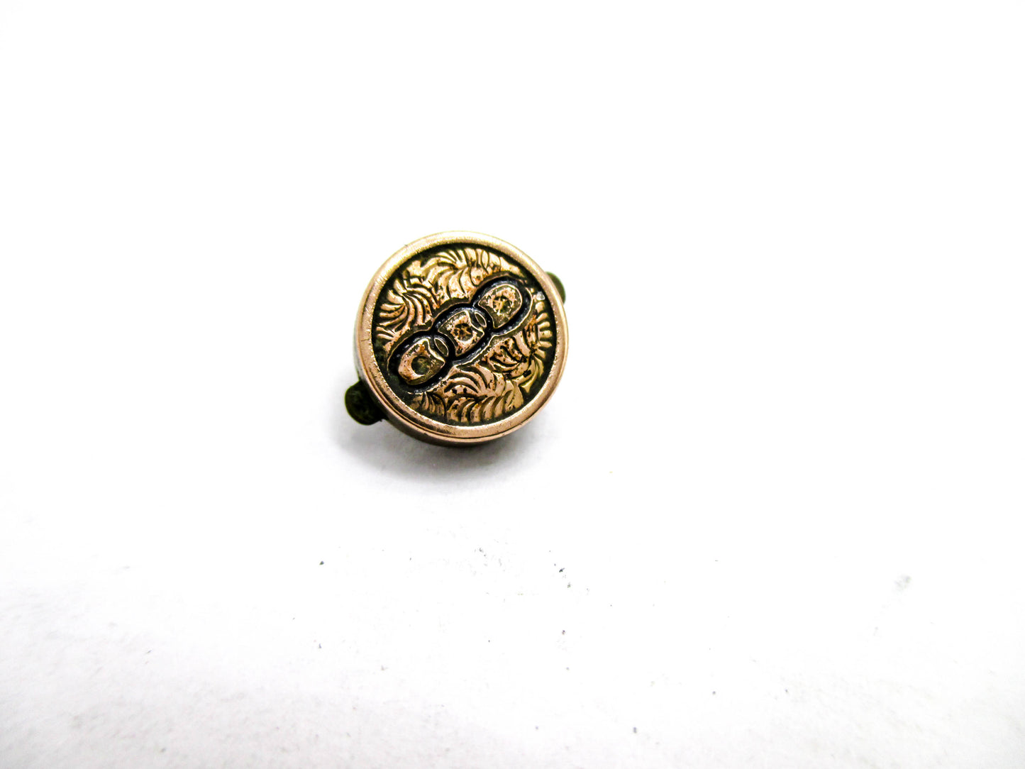 Antique Odd Fellow Jewelry - Taille Dépargne 3 Ring Sud