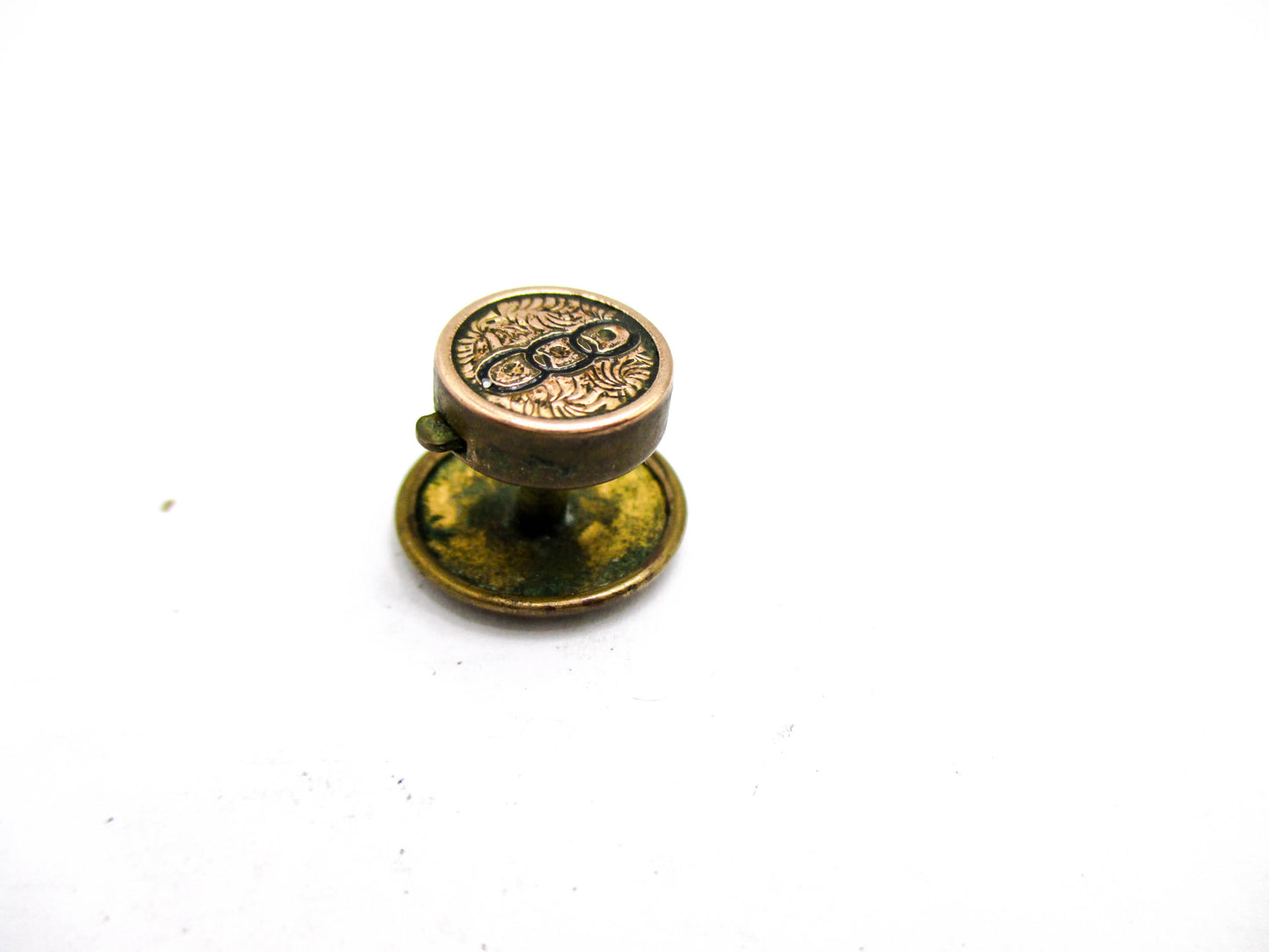 Antique Odd Fellow Jewelry - Taille Dépargne 3 Ring Sud