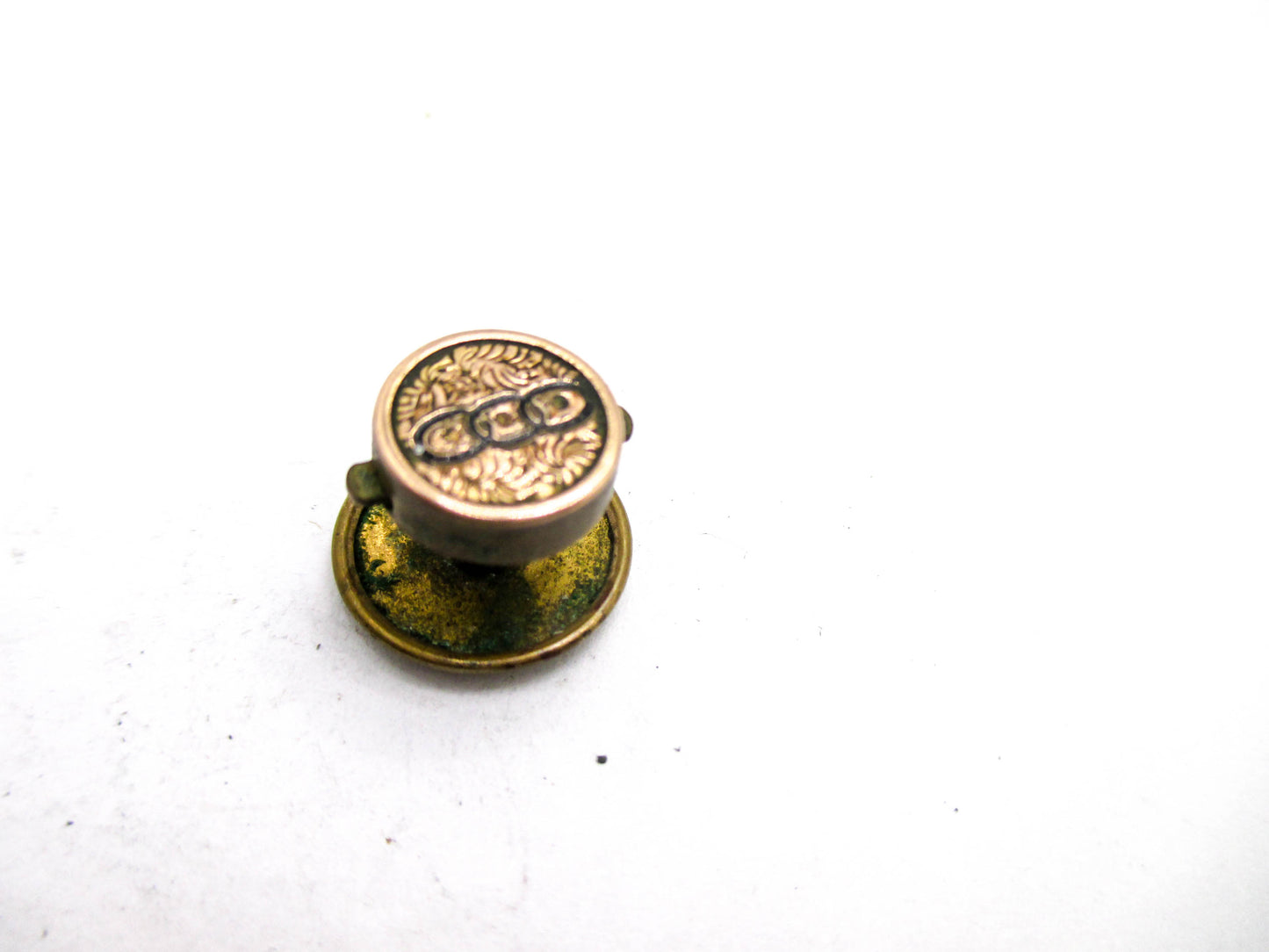 Antique Odd Fellow Jewelry - Taille Dépargne 3 Ring Sud