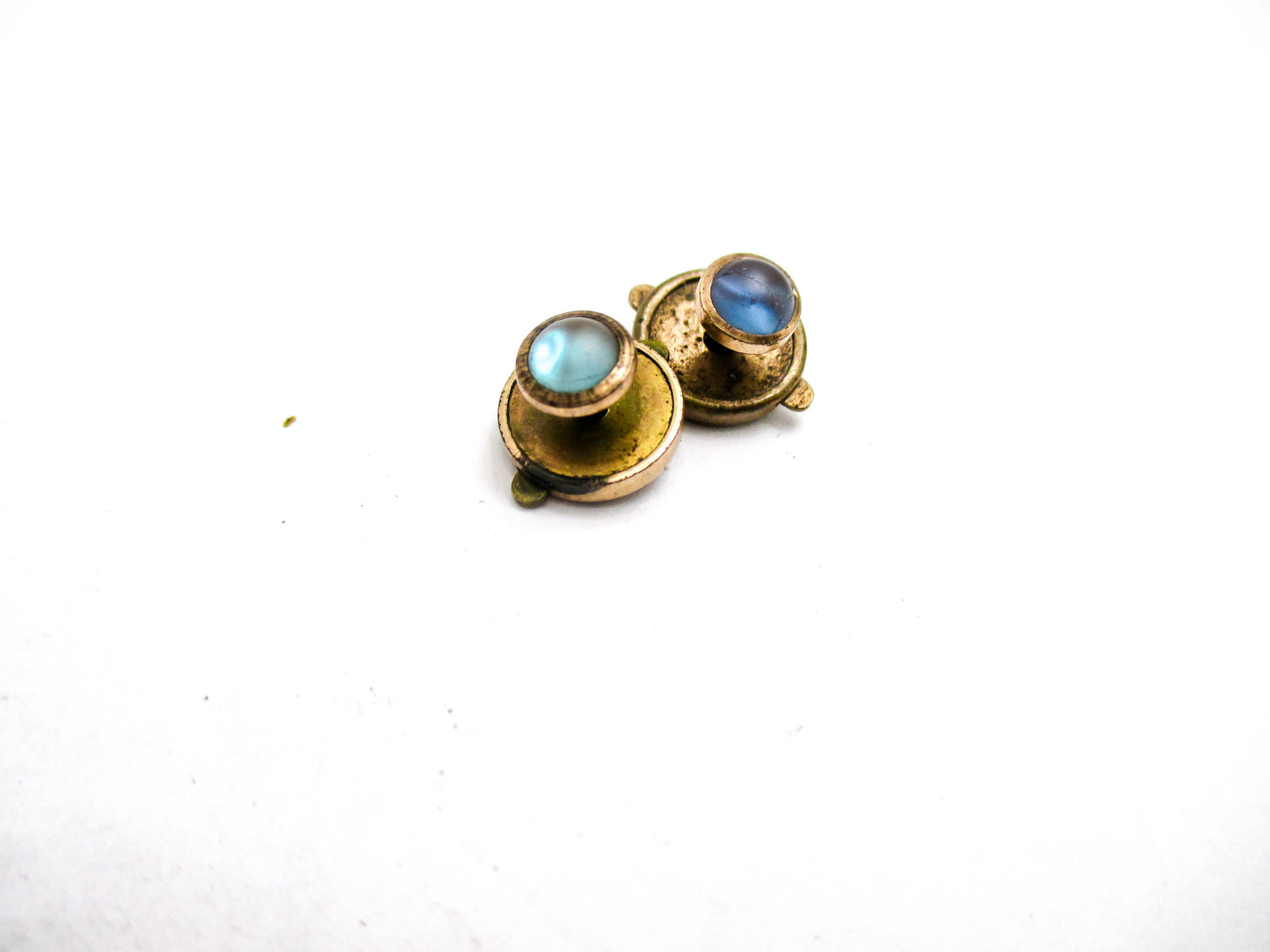Victorian Saphiret Studs - Dated 1879 - The Real Deal