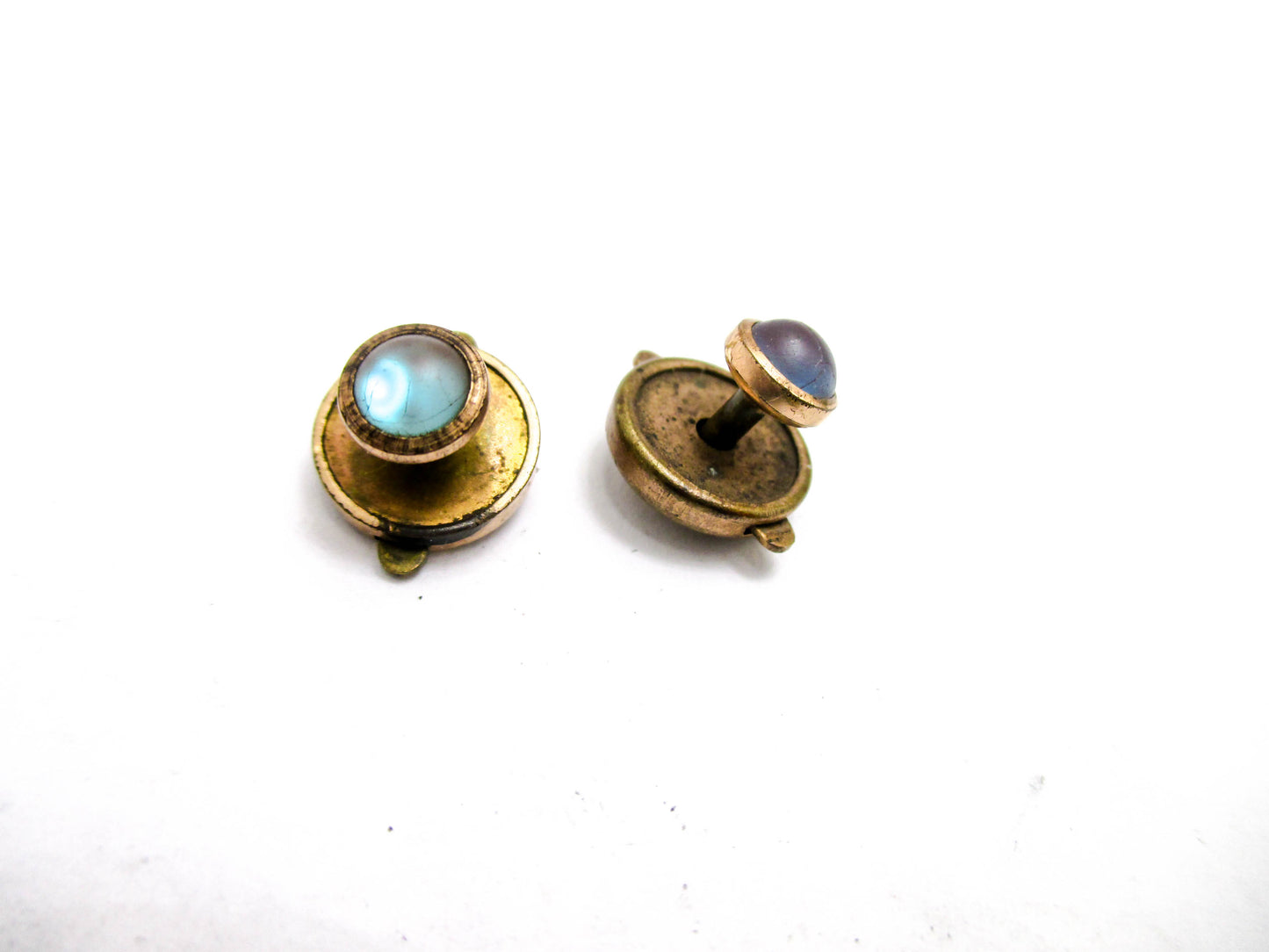 Victorian Saphiret Studs - Dated 1879 - The Real Deal