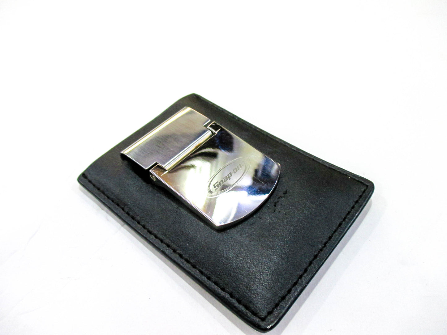Used Snap-On Money Clip Credit Card Holder - Signed ZIPPO