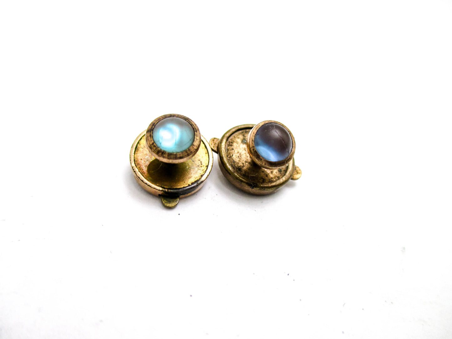 Victorian Saphiret Studs - Dated 1879 - The Real Deal