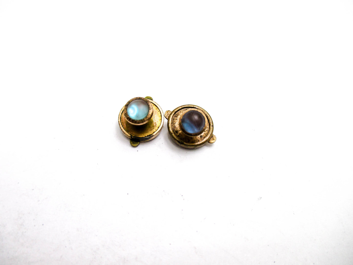 Victorian Saphiret Studs - Dated 1879 - The Real Deal