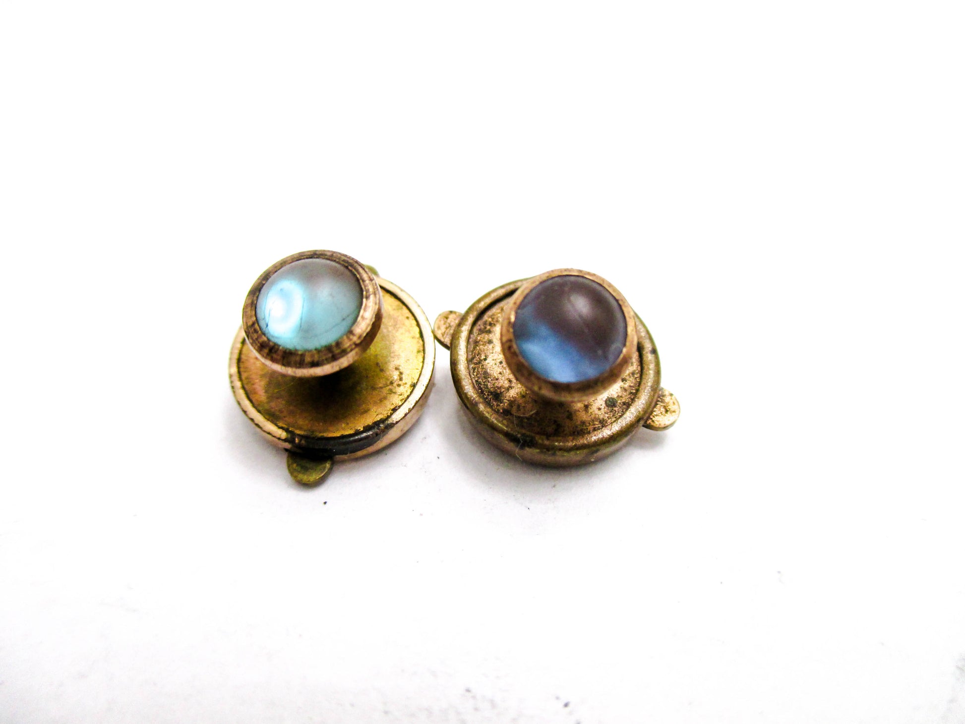 Victorian Saphiret Studs - Dated 1879 - The Real Deal