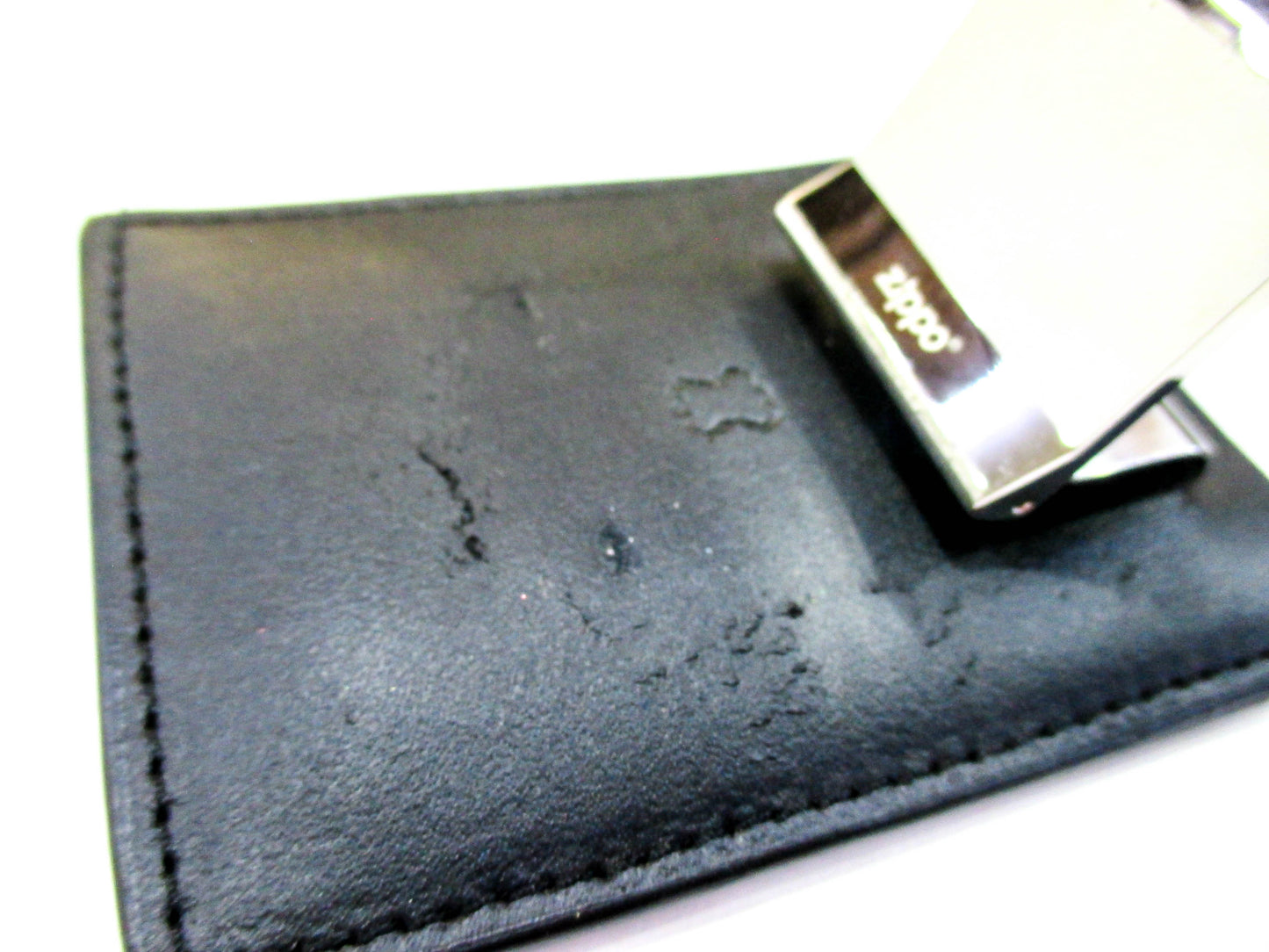 Used Snap-On Money Clip Credit Card Holder - Signed ZIPPO