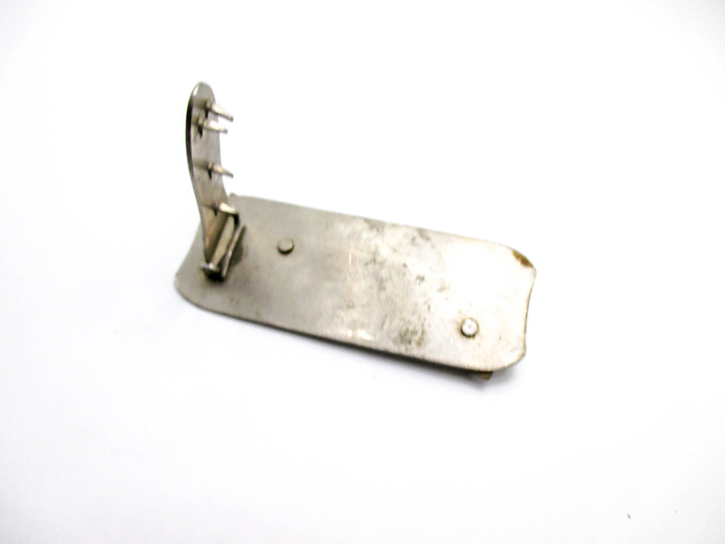 Brown on Silver Dress Clip