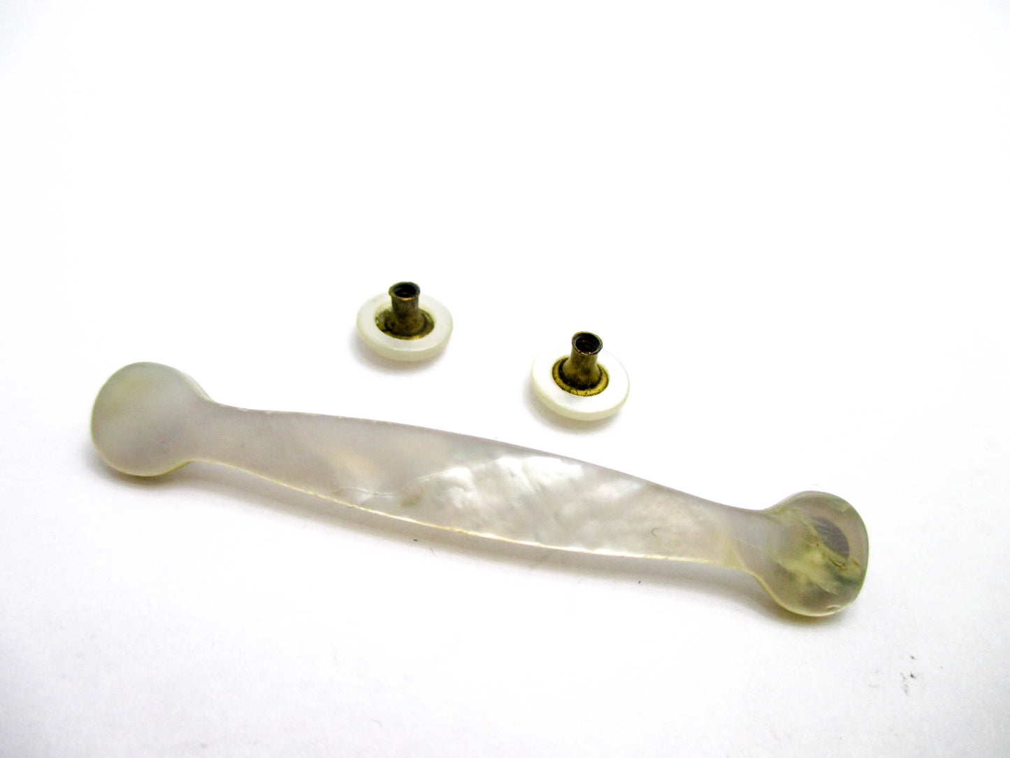 rare Antique Mother of Pearl Collar Bar