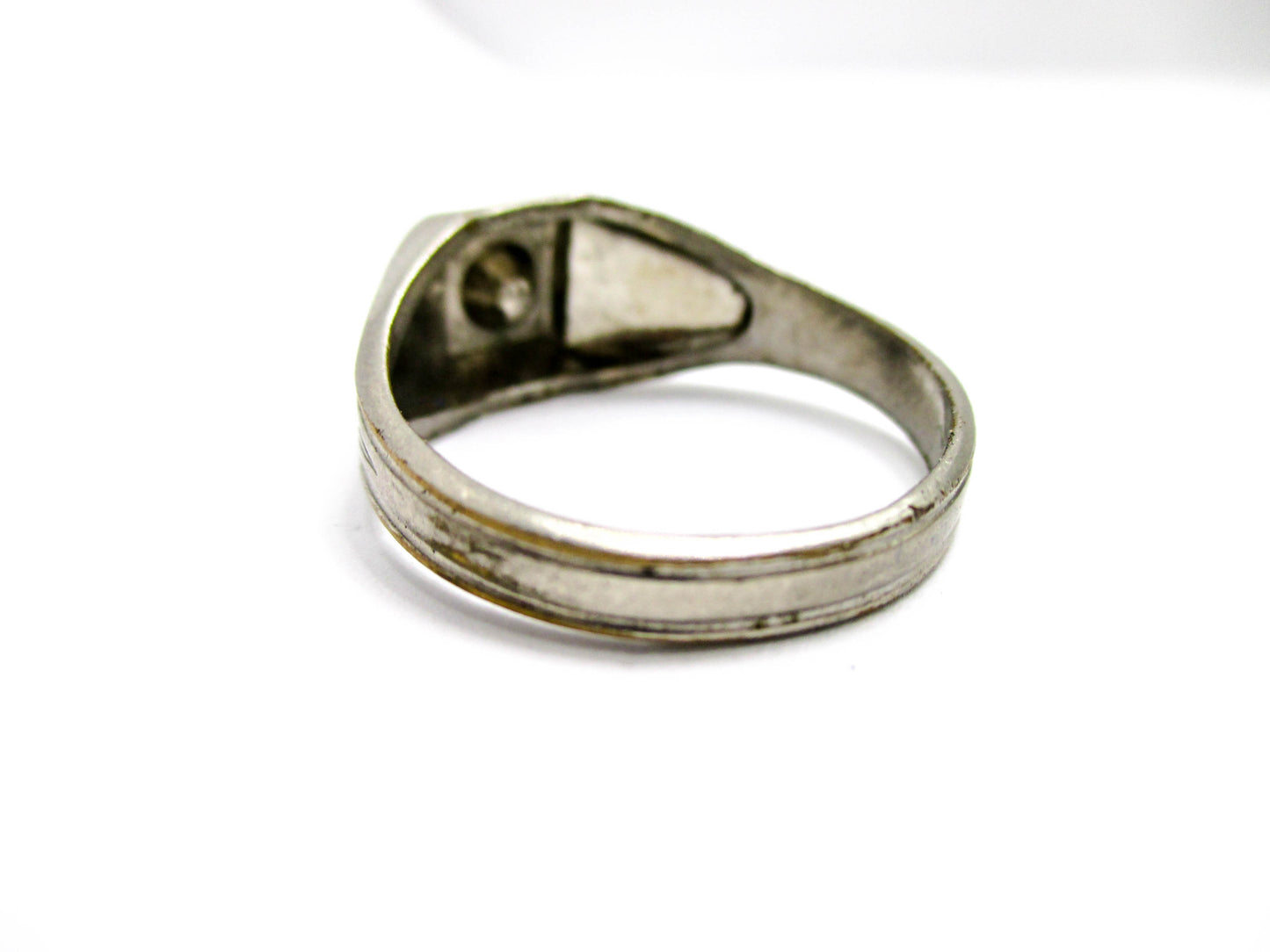 Men's Art Deco Ring - Signed Uncas - Size 11 1/2