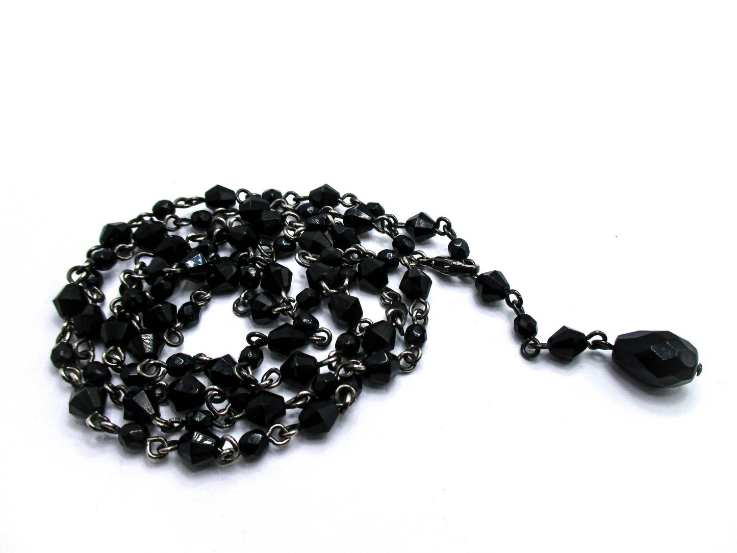 Black Mourning Style Necklace