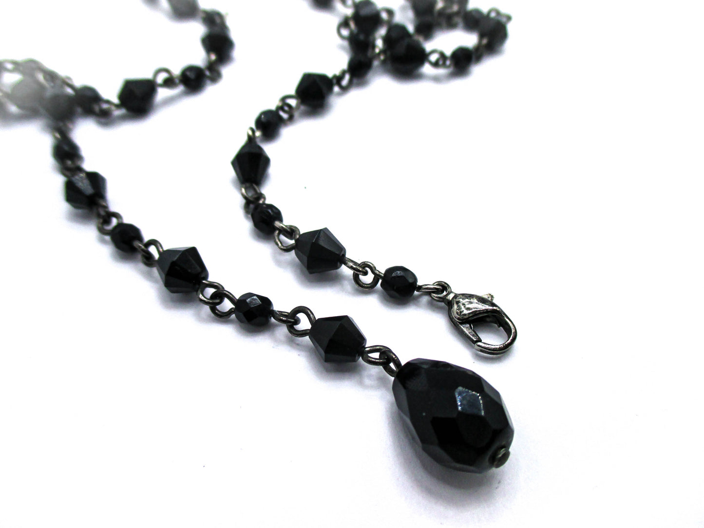 Black Mourning Style Necklace