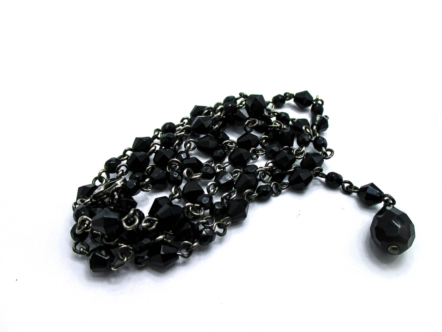 Black Mourning Style Necklace