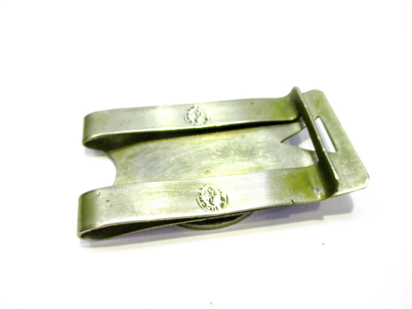 Vintage Money Clip with Abalone Inlay