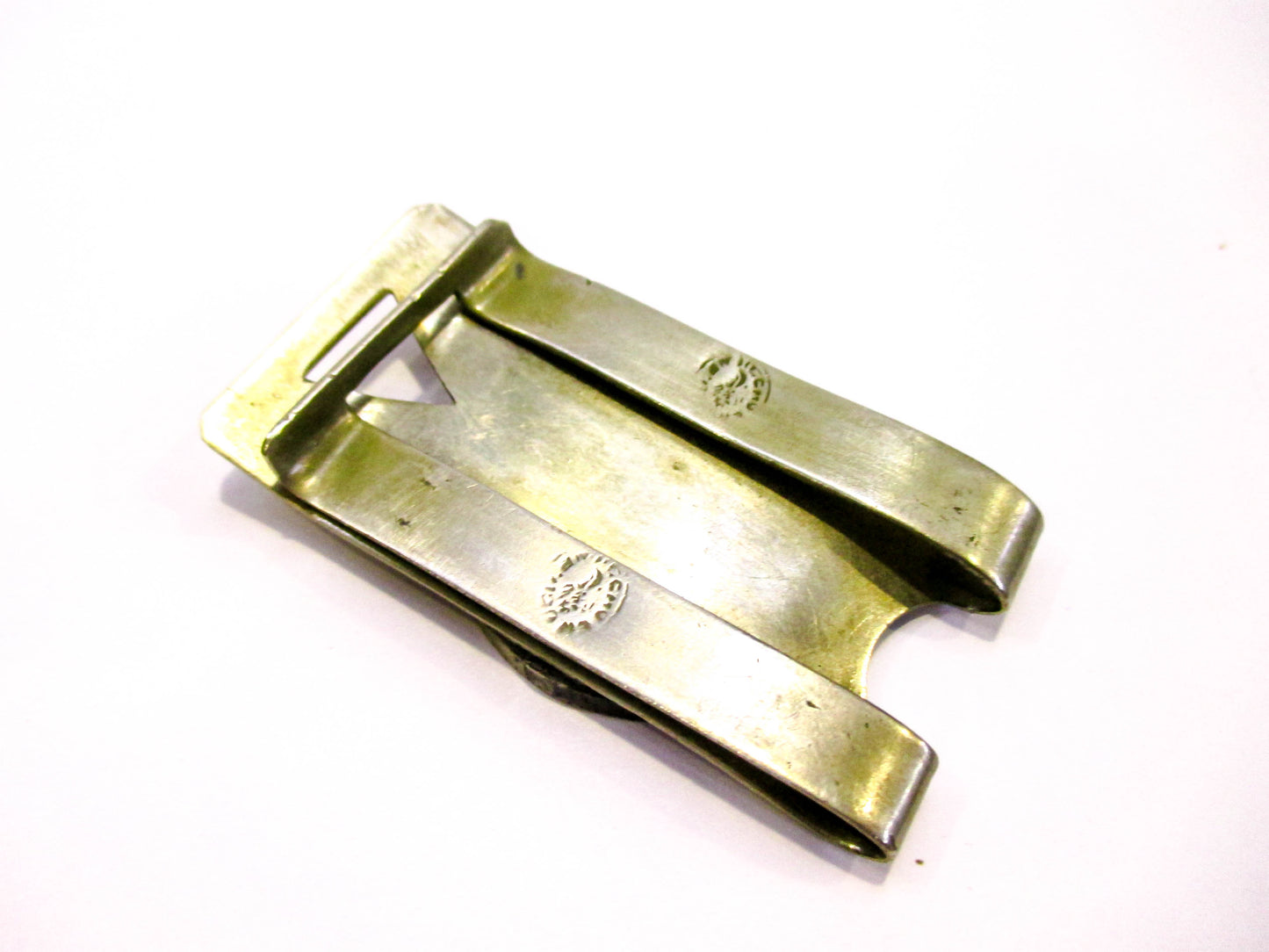 Vintage Money Clip with Abalone Inlay