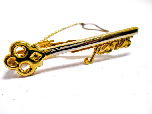Sunday's Best Tie Clip - Jesus is the key