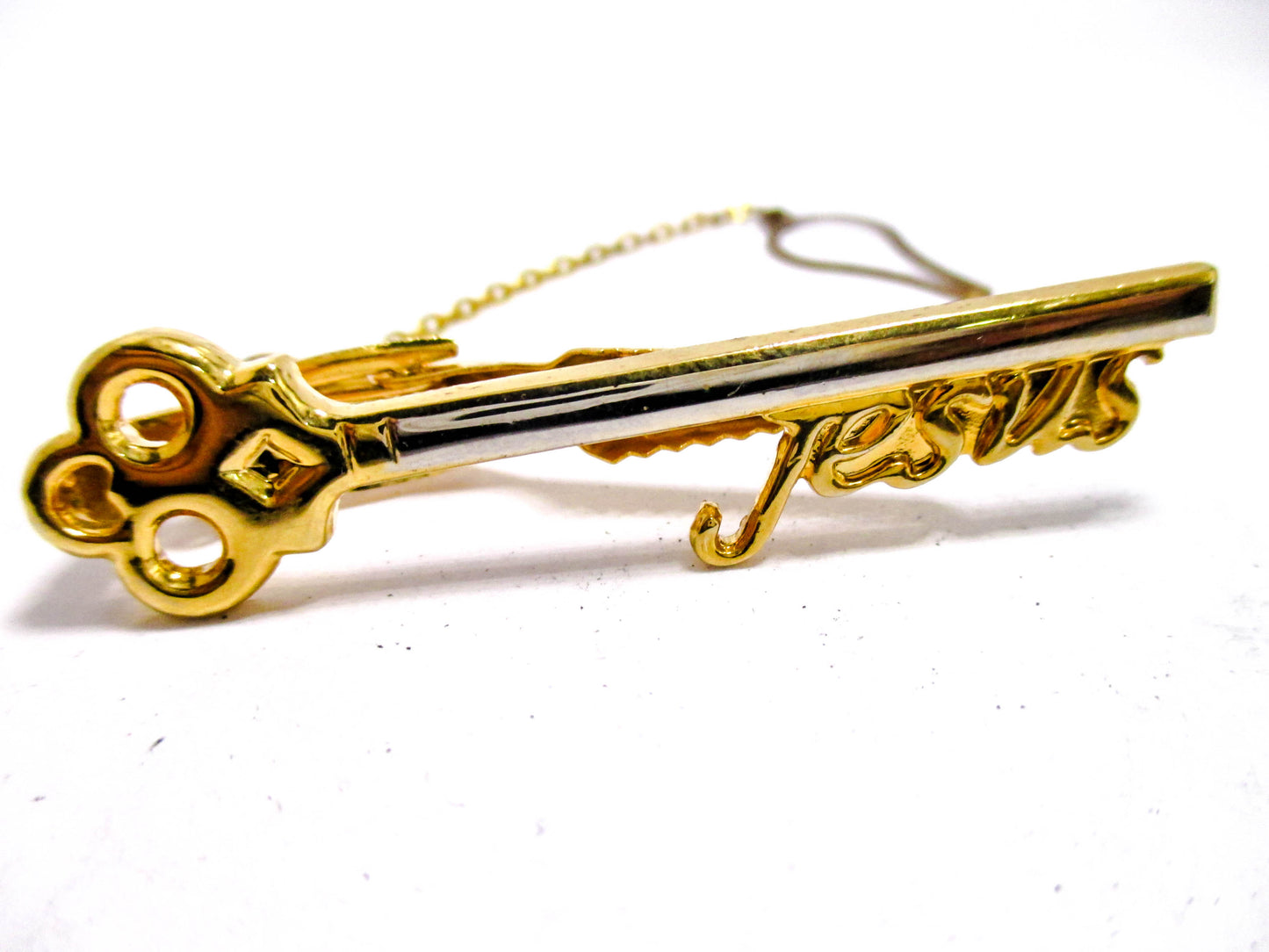 Sunday's Best Tie Clip - Jesus is the Key