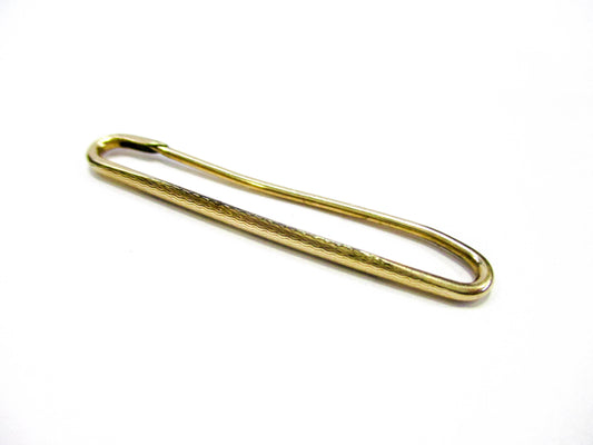 Antique Gold Filled Collar Clip Signed SIMMONS