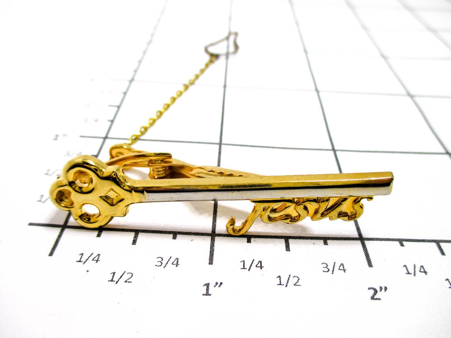 Sunday's Best Tie Clip - Jesus is the Key