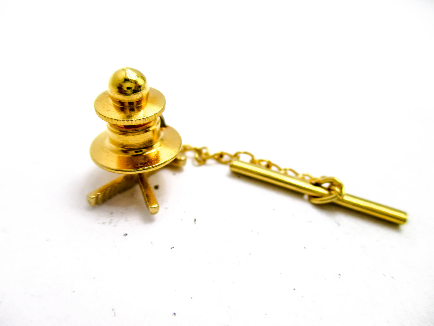 Crossed Golf Clubs Tie Tack Lapel Pin - Putter and Driver