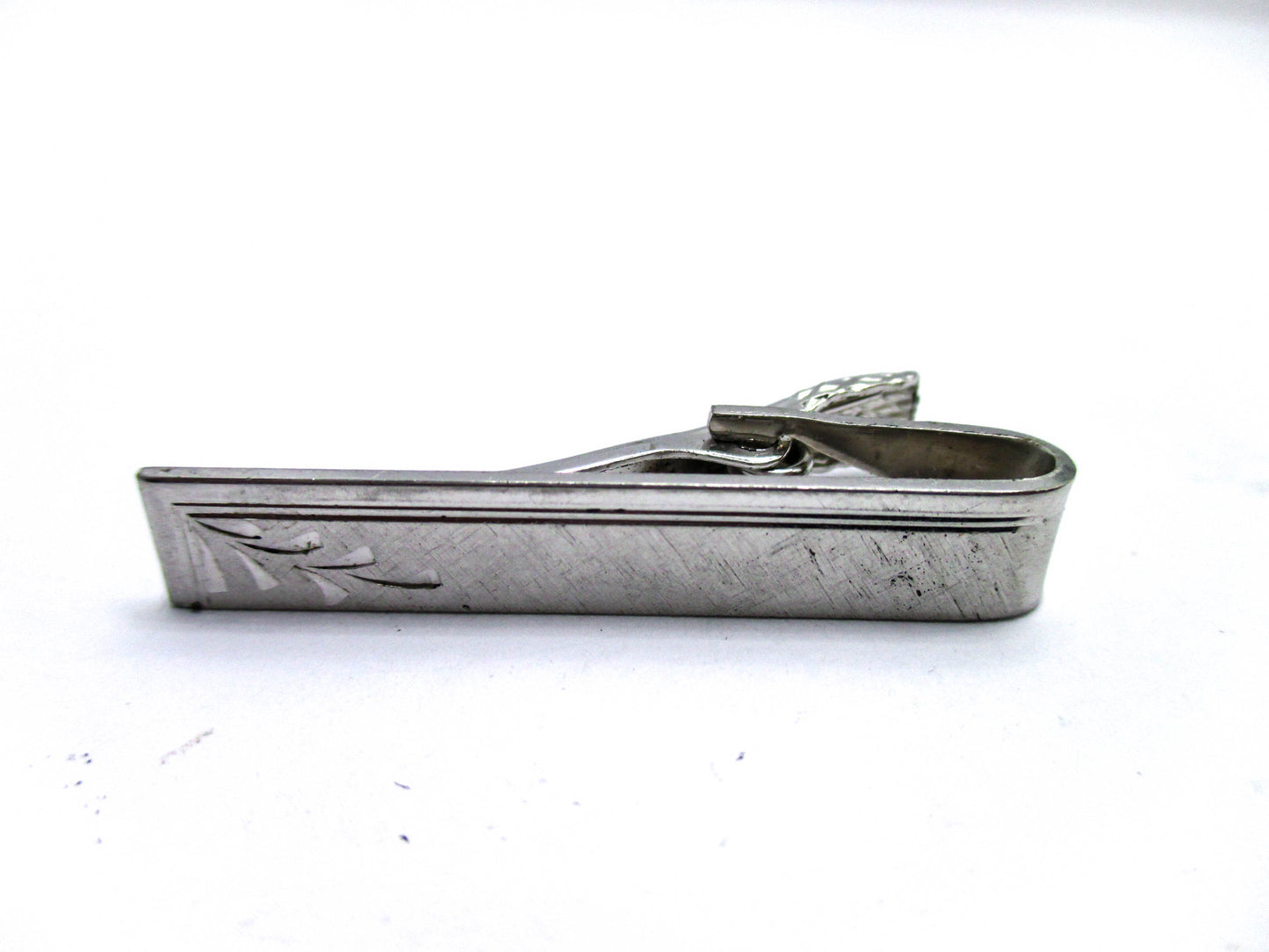 Sterling Tie Clip - Simple 20th Century Fashion
