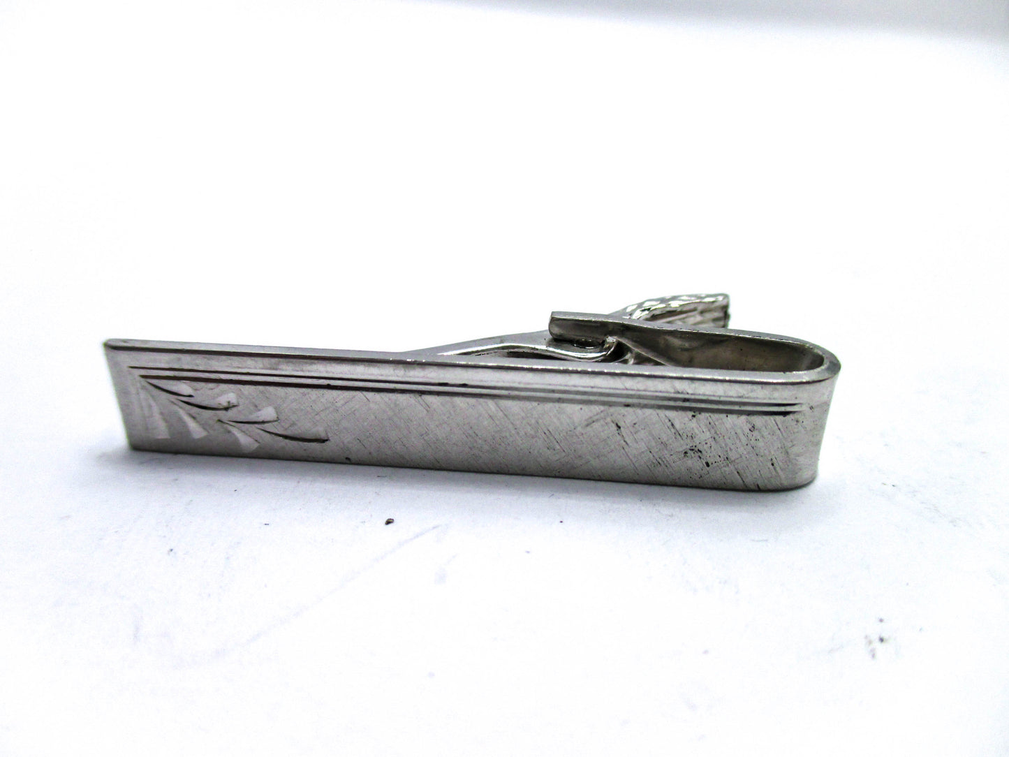 Sterling Tie Clip - Simple 20th Century Fashion
