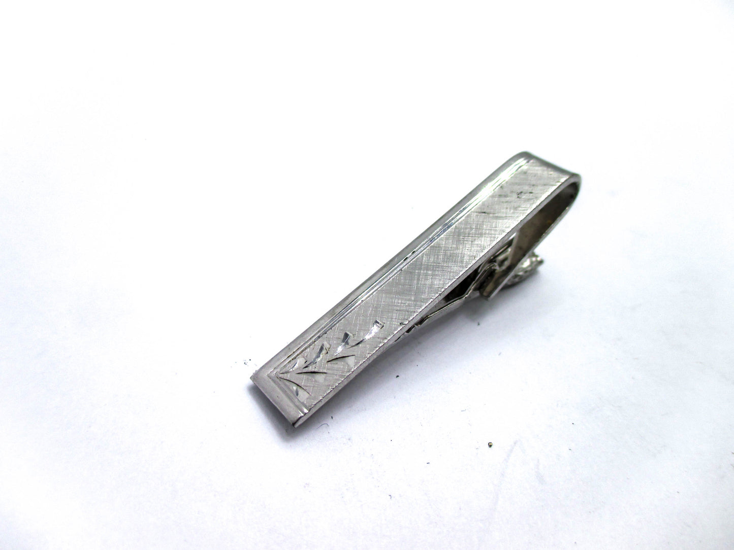 Sterling Tie Clip - Simple 20th Century Fashion