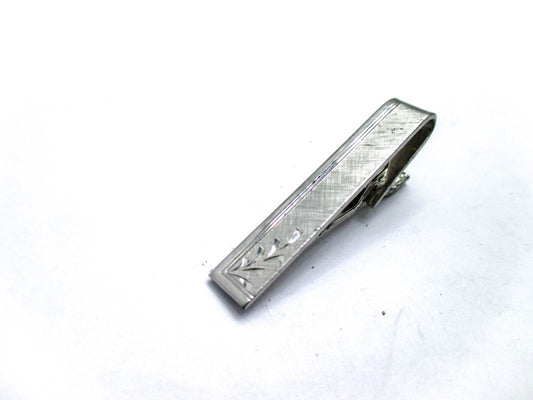 Sterling Tie Clip - Simple 20th Century Fashion