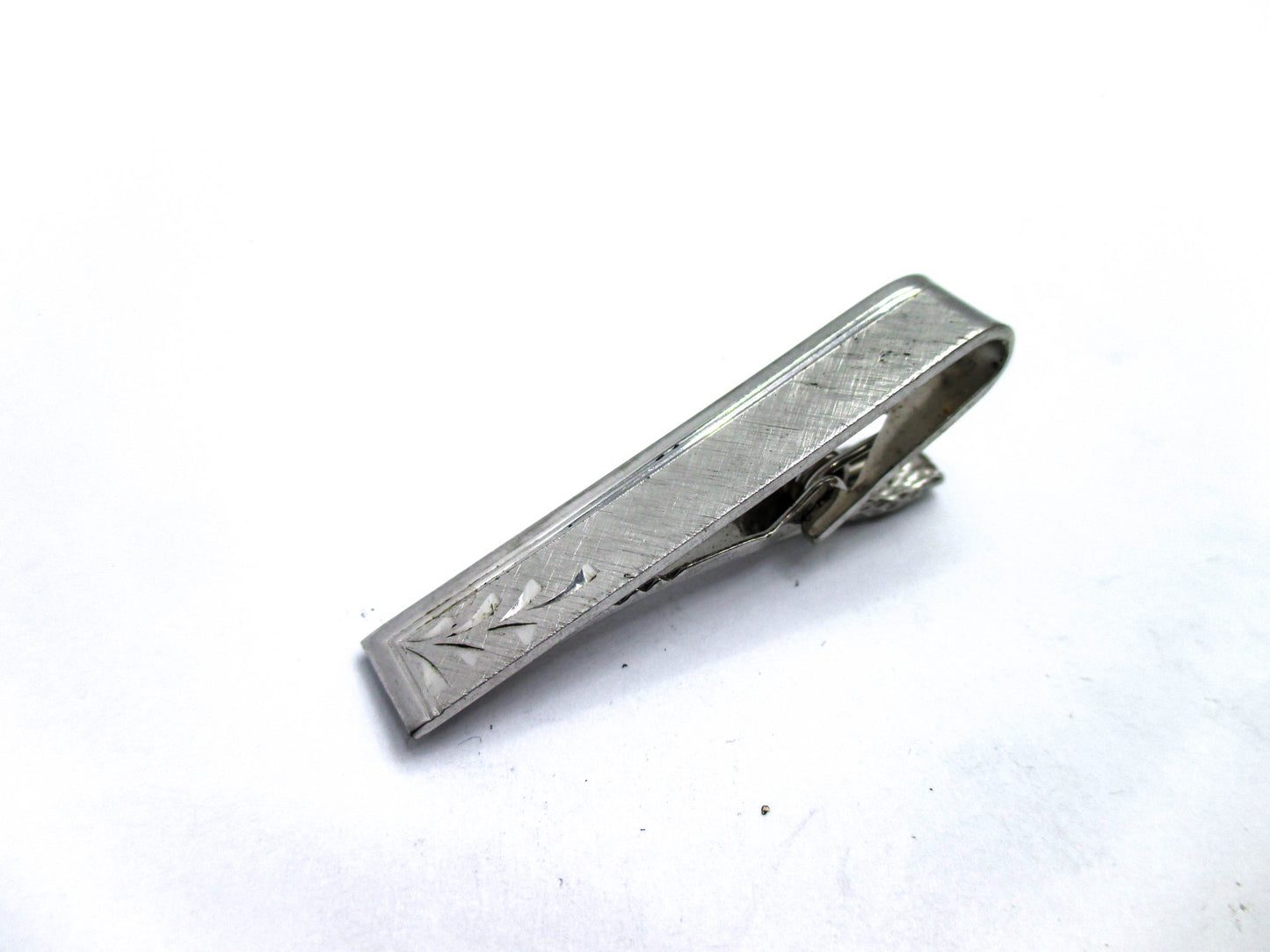 Sterling Tie Clip - Simple 20th Century Fashion