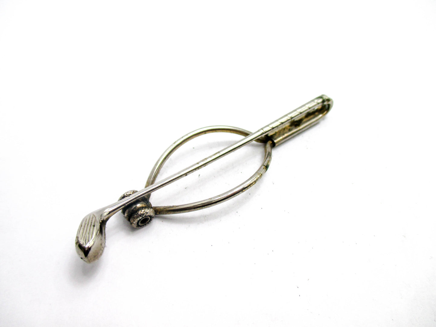 Vintage Golf Jewelry For Men - Golf Club Tie Clip
