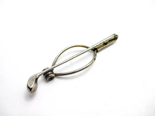 Vintage Golf Jewelry For Men - Golf Club Tie Clip