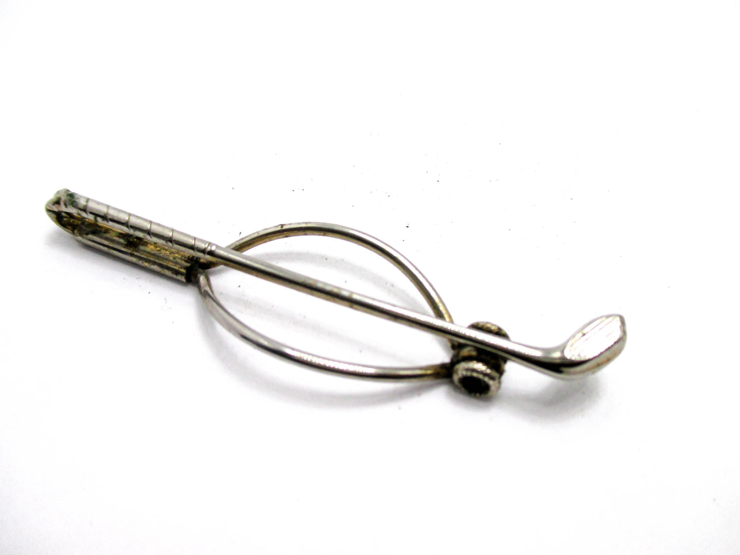 Vintage Golf Jewelry For Men - Golf Club Tie Clip