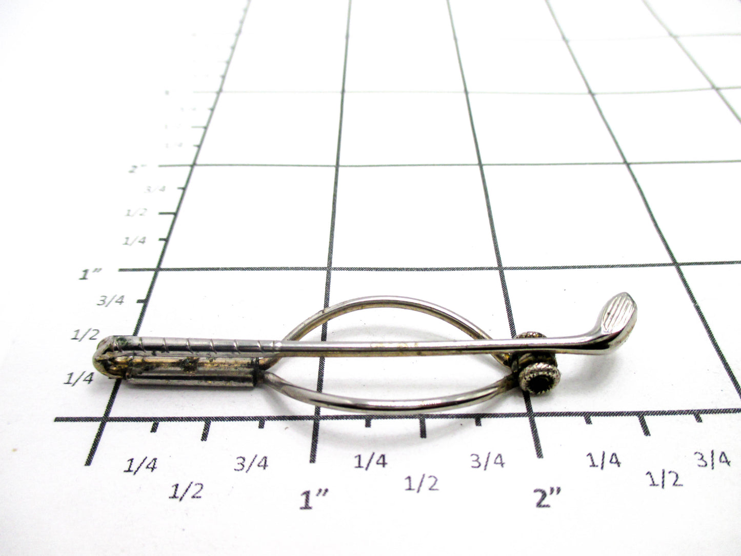 Vintage Golf Jewelry For Men - Golf Club Tie Clip