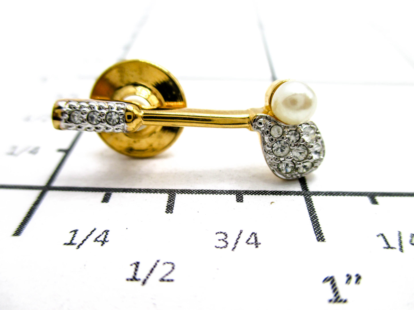 Swarovski Golf Club Lapel Pin