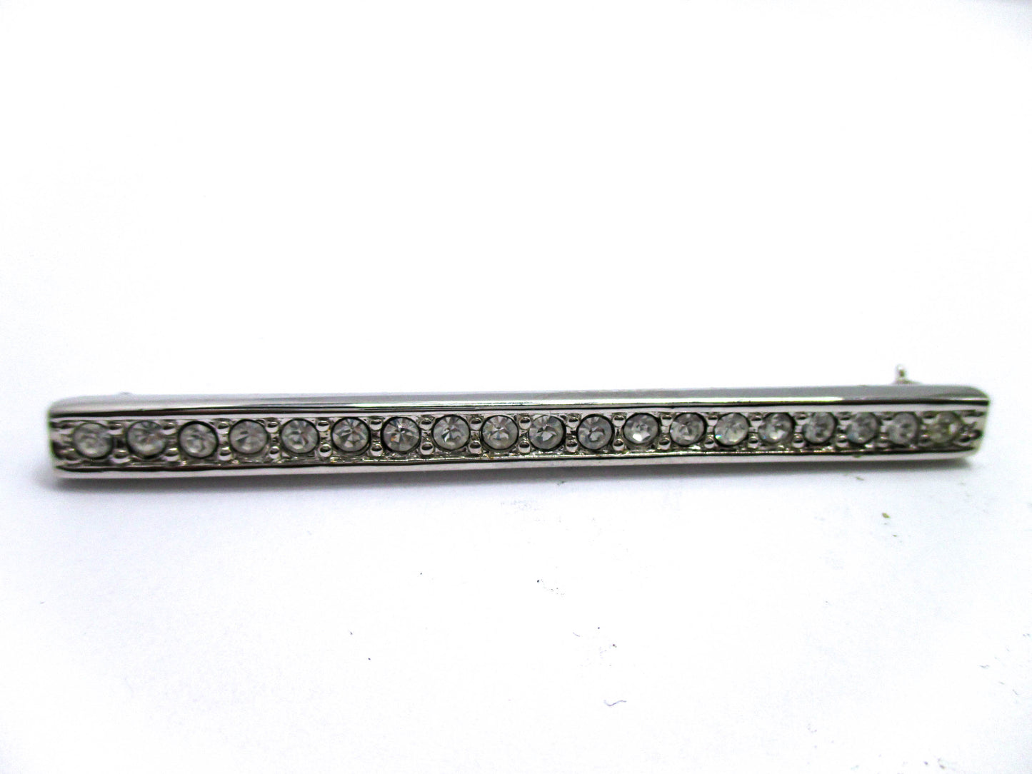 Swarovski Crystal Bar Brooch Pin