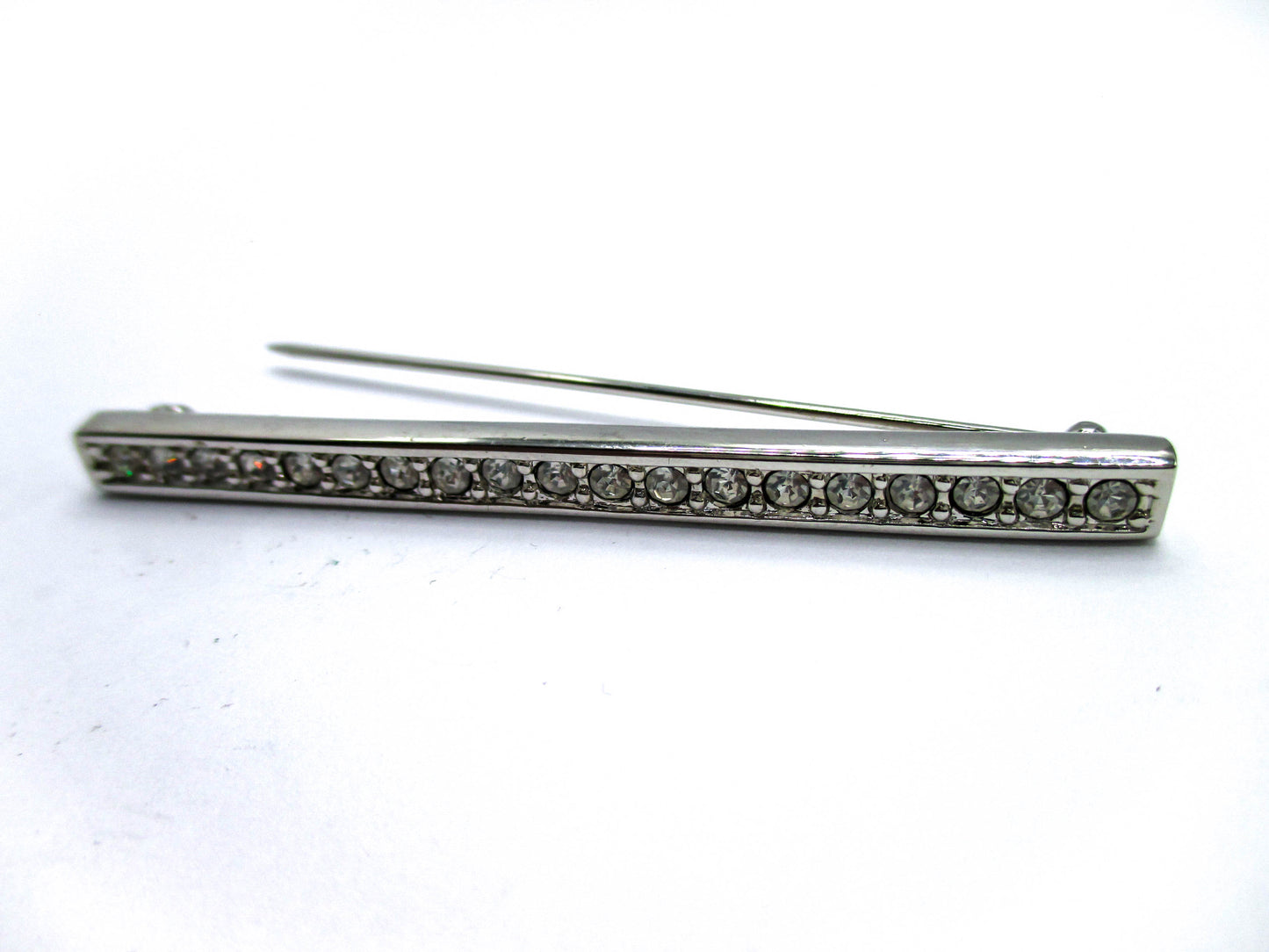 Swarovski Crystal Bar Brooch Pin