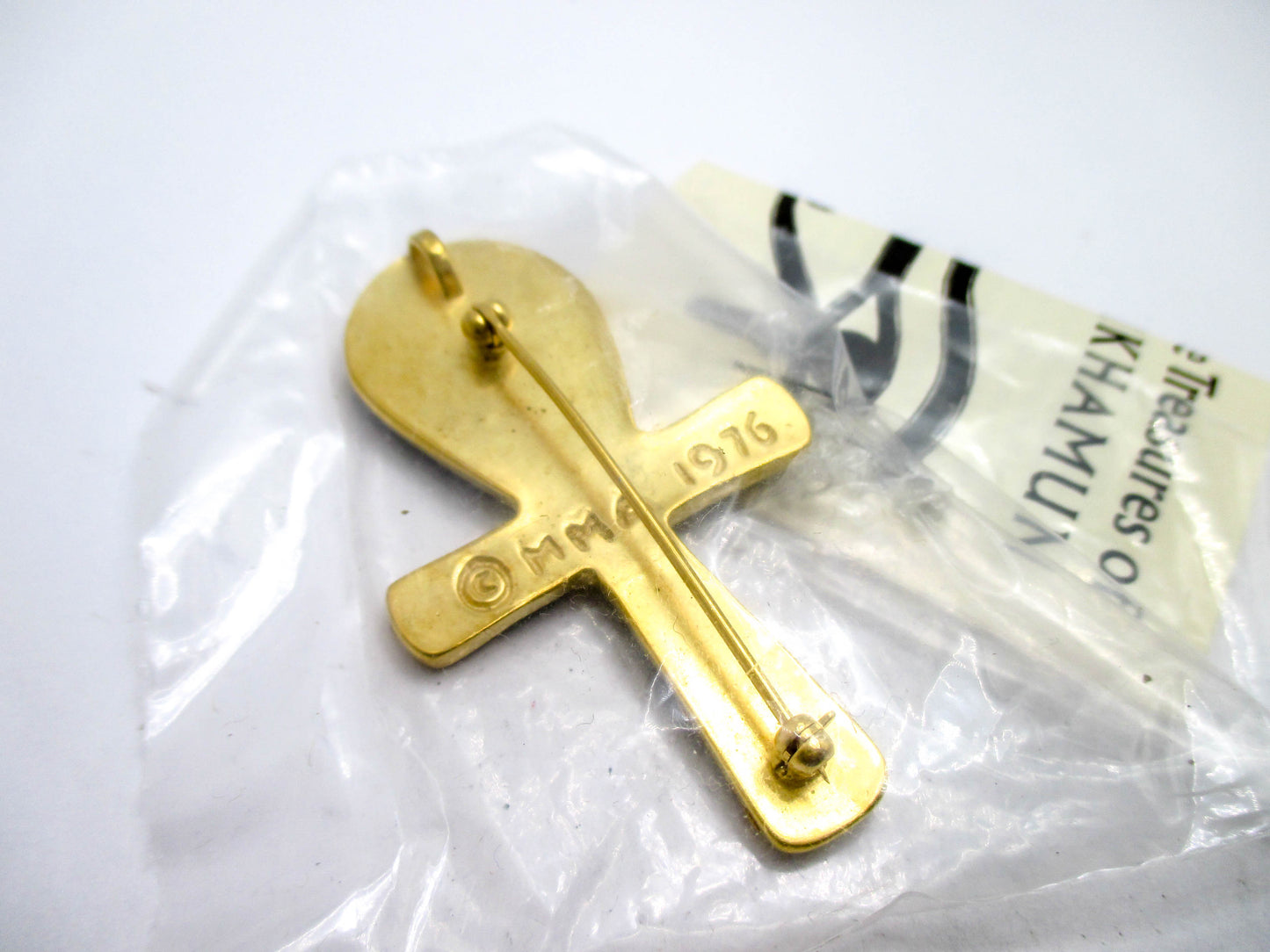 MMA Metropolitan Museum Of Art Egyptian Revival 1976 Ankh Brooch Pendant