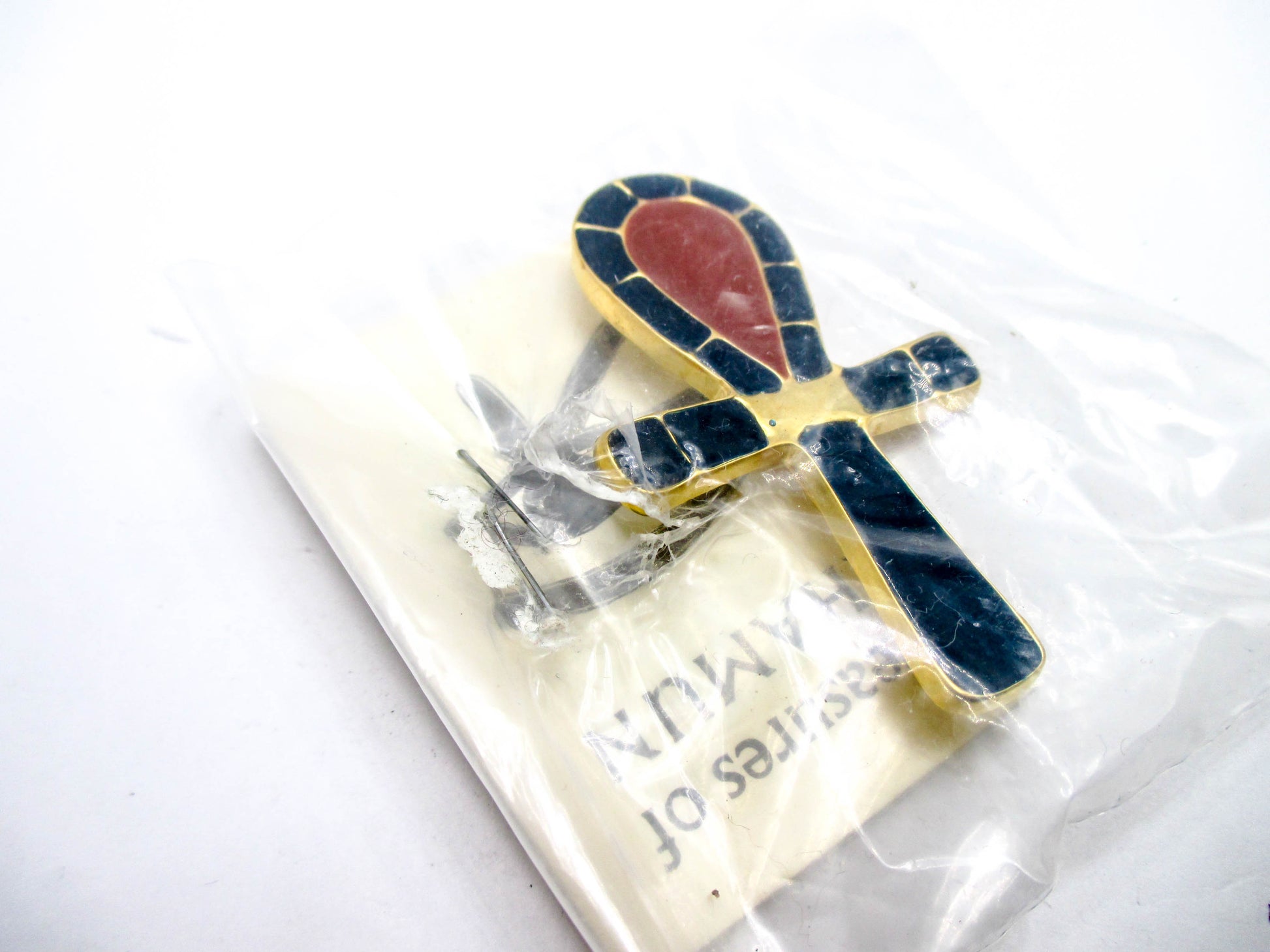 Egyptian Revival Ankh Brooch Pendant
