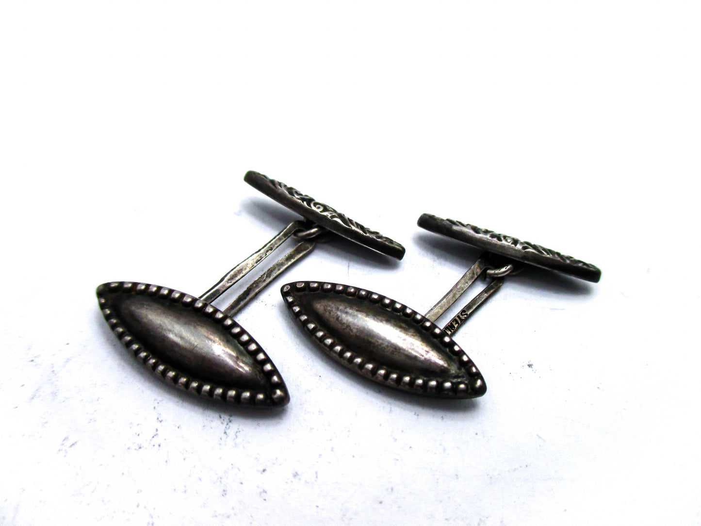Antique Sterling Cufflinks - 125 Years of Beautiful